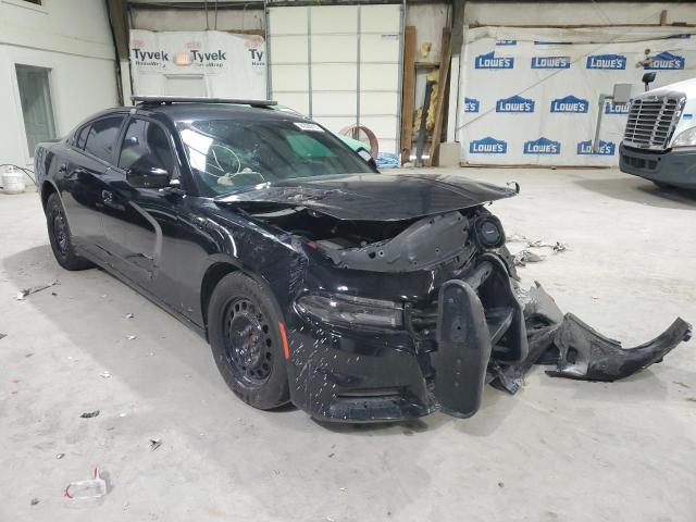 2C3CDXKT1KH736286 - 2019 DODGE CHARGER POLICE BLACK photo 4