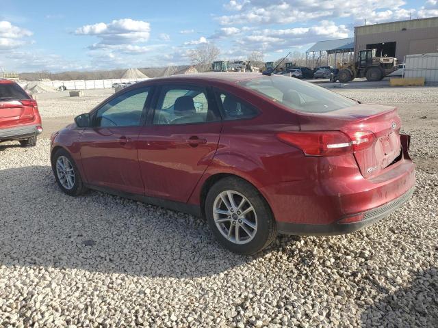 1FADP3F29HL325043 - 2017 FORD FOCUS SE RED photo 2