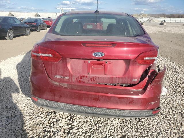 1FADP3F29HL325043 - 2017 FORD FOCUS SE RED photo 6