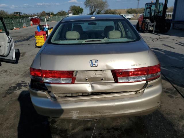 1HGCM66554A073230 - 2004 HONDA ACCORD EX GOLD photo 6