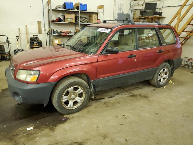 JF1SG63694G760339 - 2004 SUBARU FORESTER 2.5X RED photo 1