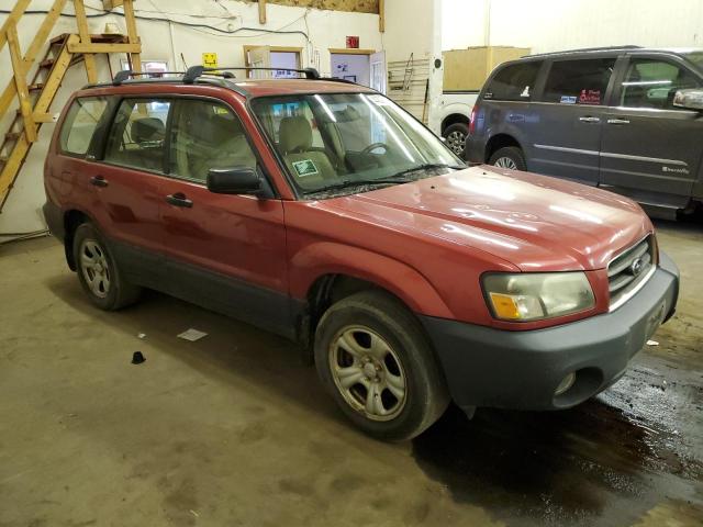 JF1SG63694G760339 - 2004 SUBARU FORESTER 2.5X RED photo 4