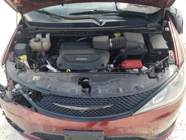 2C4RC1EG4KR507387 - 2019 CHRYSLER PACIFICA TOURING L PLUS MAROON photo 12