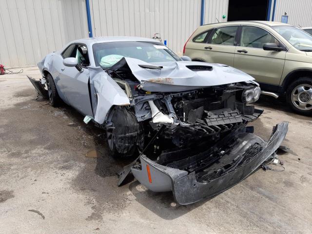 2C3CDZFJ4MH530726 - 2021 DODGE CHALLENGER R/T SCAT PACK GRAY photo 1
