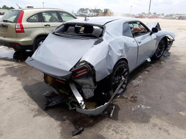 2C3CDZFJ4MH530726 - 2021 DODGE CHALLENGER R/T SCAT PACK GRAY photo 4