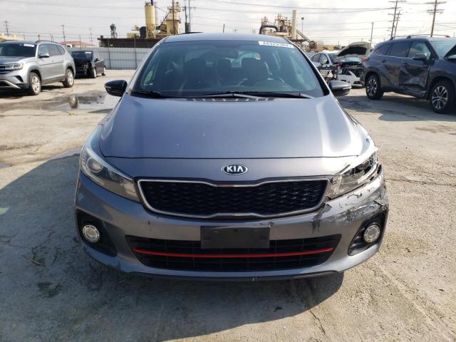 3KPFN5A34HE155493 - 2017 KIA FORTE EX GRAY photo 5