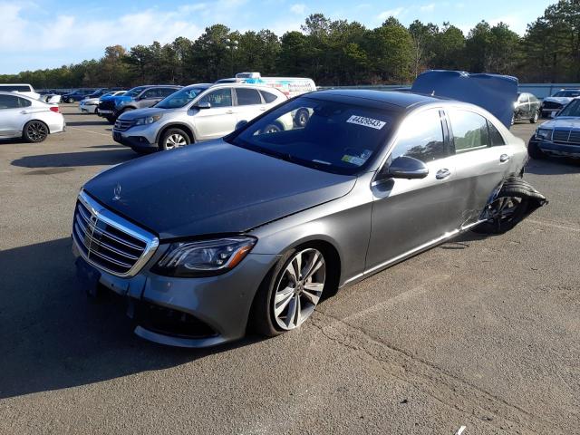 WDDUG6EB9JA347581 - 2018 MERCEDES-BENZ S 450 4MATIC GRAY photo 1