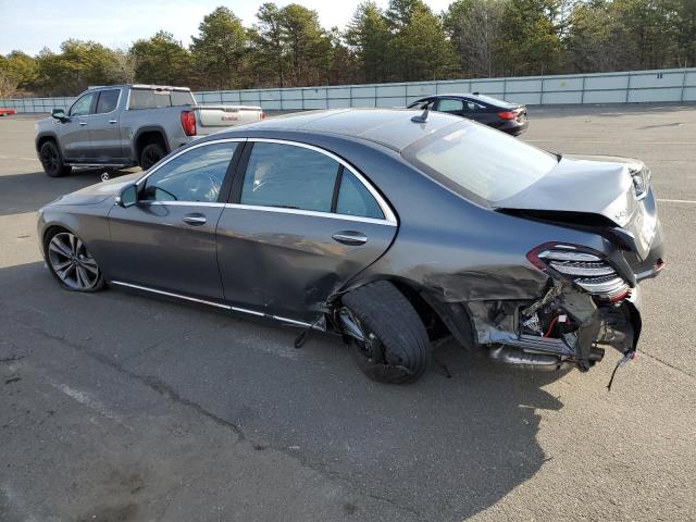 WDDUG6EB9JA347581 - 2018 MERCEDES-BENZ S 450 4MATIC GRAY photo 2