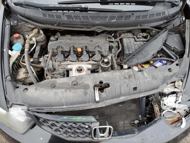 2HGFG1B03BH000745 - 2011 HONDA CIVIC EXL შავი ფოტო 11