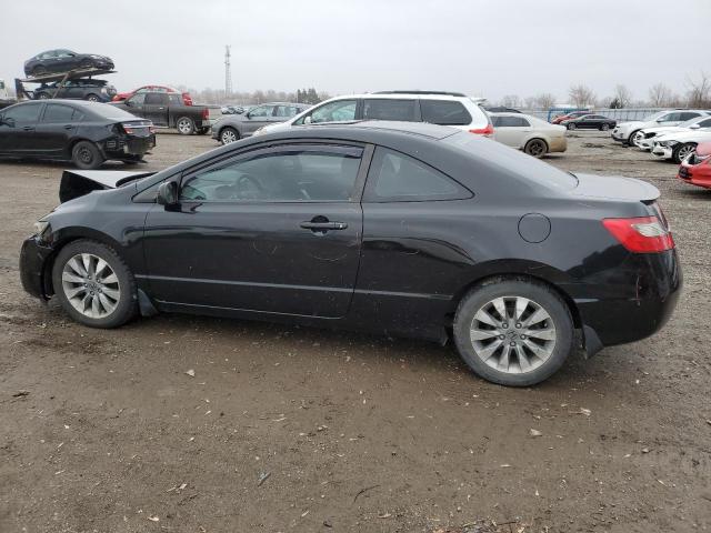 2HGFG1B03BH000745 - 2011 HONDA CIVIC EXL შავი ფოტო 2
