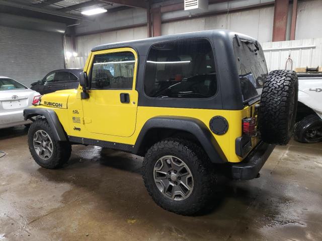 1J4FA69S64P705035 - 2004 JEEP WRANGLER / RUBICON YELLOW photo 2