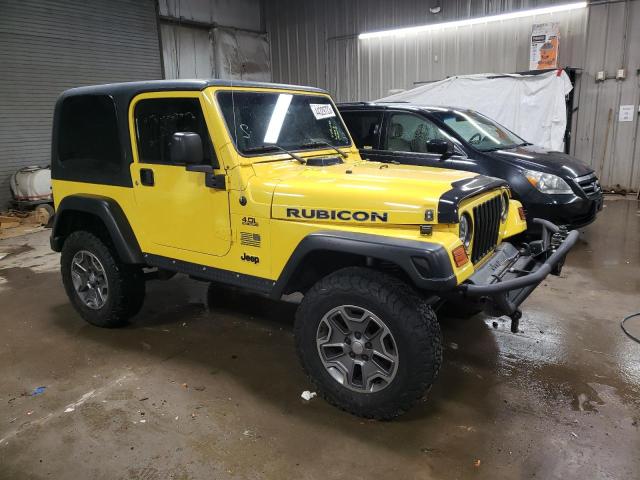 1J4FA69S64P705035 - 2004 JEEP WRANGLER / RUBICON YELLOW photo 4