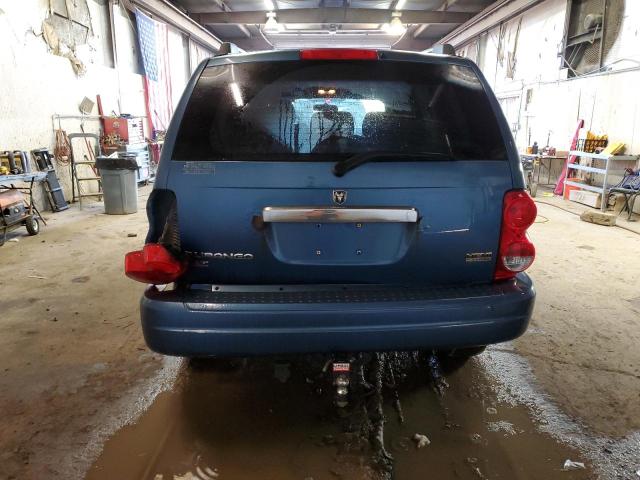 1D4HB48256F139379 - 2006 DODGE DURANGO SLT BLUE photo 6