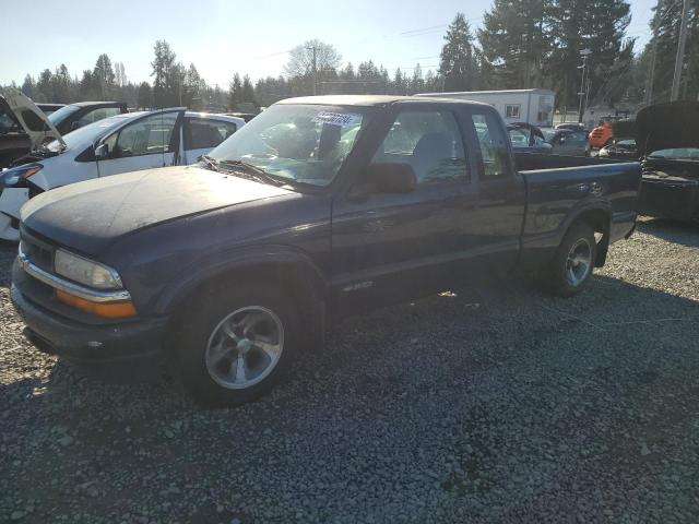 1GCCS19W6Y8117387 - 2000 CHEVROLET S TRUCK S10 BLUE photo 1