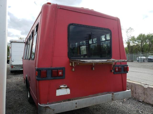 1FDKE37M7MHA27266 - 1991 FORD ECONOLINE E350 CUTAWAY VAN RED photo 2