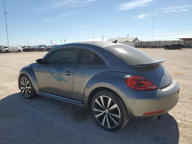 3VWV67ATXDM607447 - 2013 VOLKSWAGEN BEETLE TURBO GRAY photo 2