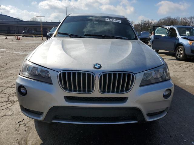 5UXWX9C52E0D16980 - 2014 BMW X3 XDRIVE28I SILVER photo 5