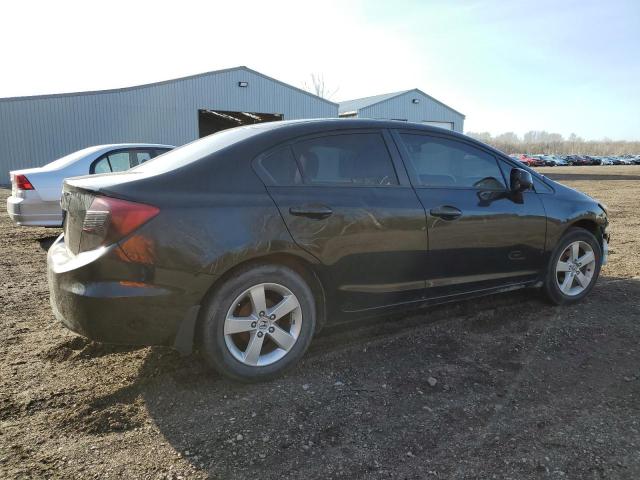 2HGFB2F45CH115883 - 2012 HONDA CIVIC LX BLACK photo 3