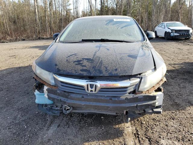 2HGFB2F45CH115883 - 2012 HONDA CIVIC LX BLACK photo 5