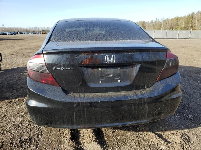 2HGFB2F45CH115883 - 2012 HONDA CIVIC LX BLACK photo 6