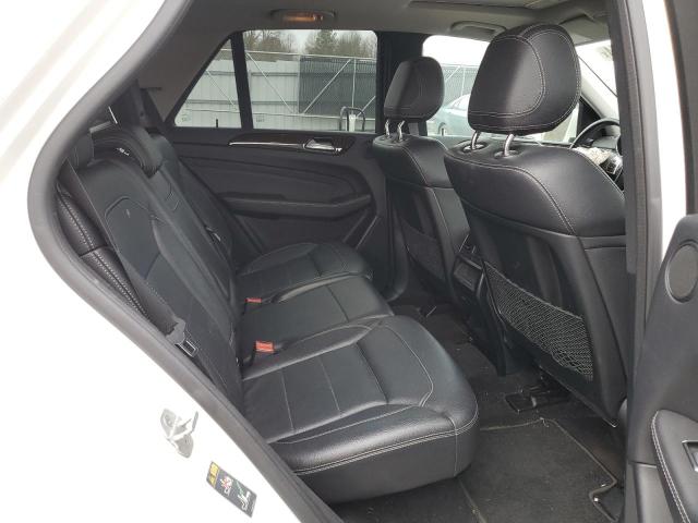 4JGDA5HB6FA460604 - 2015 MERCEDES-BENZ ML 350 4MATIC WHITE photo 10