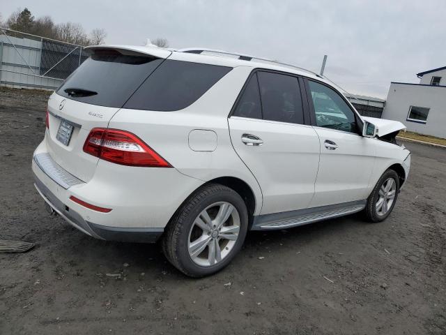 4JGDA5HB6FA460604 - 2015 MERCEDES-BENZ ML 350 4MATIC WHITE photo 3