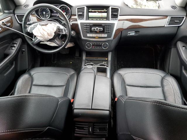 4JGDA5HB6FA460604 - 2015 MERCEDES-BENZ ML 350 4MATIC WHITE photo 8