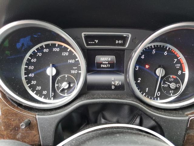 4JGDA5HB6FA460604 - 2015 MERCEDES-BENZ ML 350 4MATIC WHITE photo 9