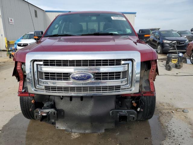 1FTEW1CM3DFB26865 - 2013 FORD F150 SUPERCREW RED photo 5