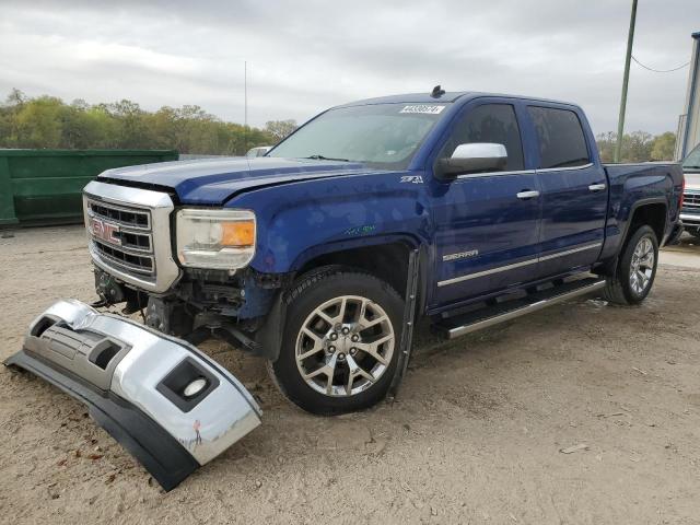 3GTU2VEC3EG478895 - 2014 GMC SIERRA K1500 SLT BLUE photo 1