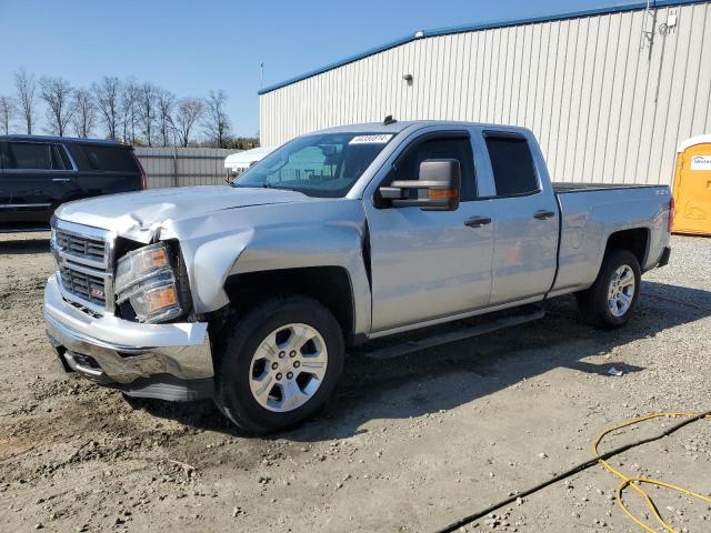 1GCVKREC3EZ416733 - 2014 CHEVROLET SILVERADO K1500 LT SILVER photo 1