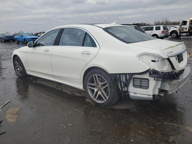 WDDUG8GB9KA470890 - 2019 MERCEDES-BENZ S 560 4MATIC WHITE photo 2