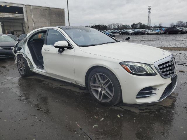 WDDUG8GB9KA470890 - 2019 MERCEDES-BENZ S 560 4MATIC WHITE photo 4