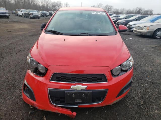 1G1JC6SH1F4141896 - 2015 CHEVROLET SONIC LT RED photo 5