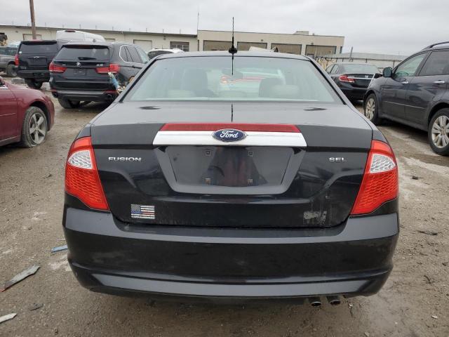 3FAHP0JA9AR209959 - 2010 FORD FUSION SEL BLACK photo 6