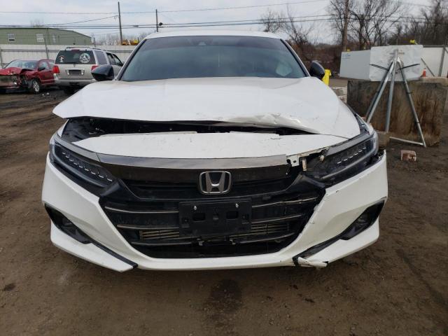 1HGCV1F36MA065331 - 2021 HONDA ACCORD SPORT WHITE photo 5