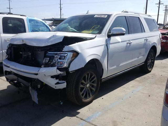 1FMJK2AT2MEA25621 - 2021 FORD EXPEDITION MAX LIMITED WHITE photo 2