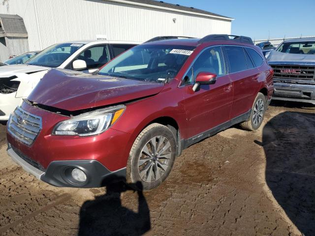 4S4BSENC8F3341099 - 2015 SUBARU OUTBACK 3.6R LIMITED BURGUNDY photo 1