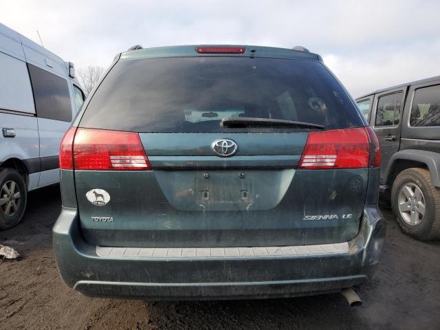 5TDZA23C75S274306 - 2005 TOYOTA SIENNA CE GREEN photo 6