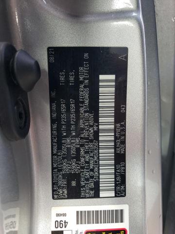 5TDKRKEC2MS063567 - 2021 TOYOTA SIENNA LE SILVER photo 12