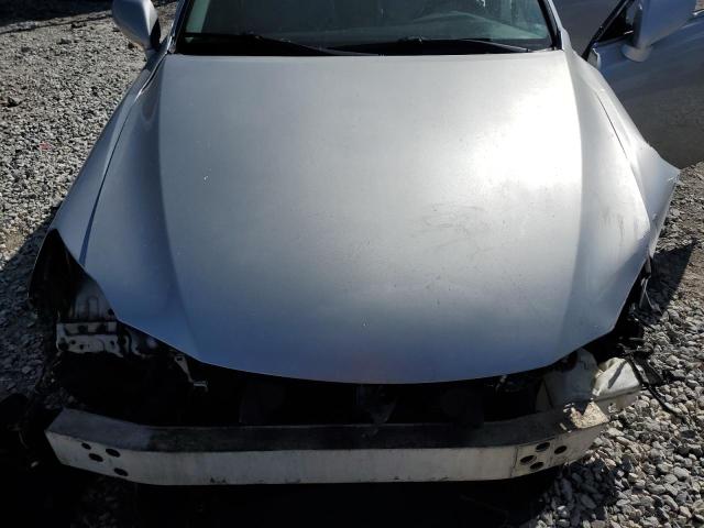 JTHBK262175029591 - 2007 LEXUS IS 250 SILVER photo 11