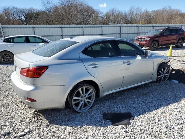 JTHBK262175029591 - 2007 LEXUS IS 250 SILVER photo 3