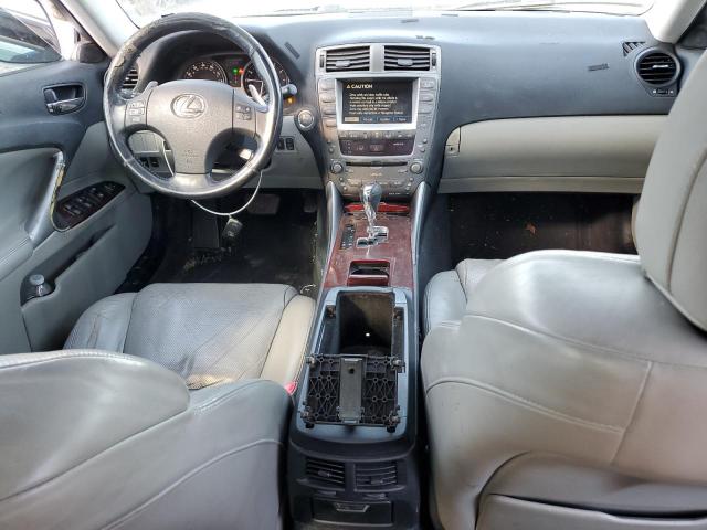 JTHBK262175029591 - 2007 LEXUS IS 250 SILVER photo 8