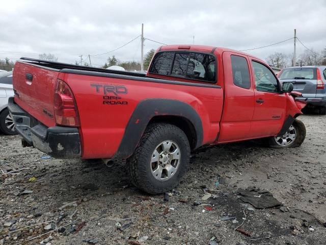 5TETU62NX8Z475552 - 2008 TOYOTA TACOMA PRERUNNER ACCESS CAB RED photo 3