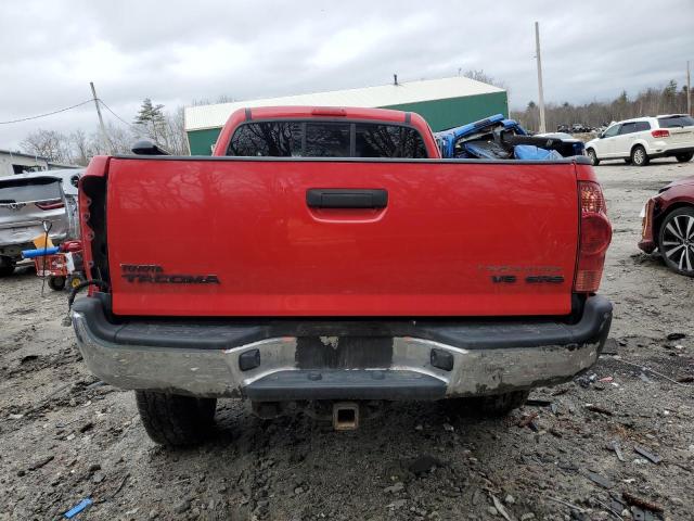 5TETU62NX8Z475552 - 2008 TOYOTA TACOMA PRERUNNER ACCESS CAB RED photo 6