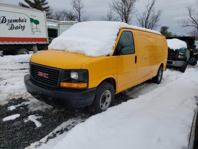 1GTZ7HFF6G1207347 - 2016 GMC SAVANA G3500 YELLOW photo 1