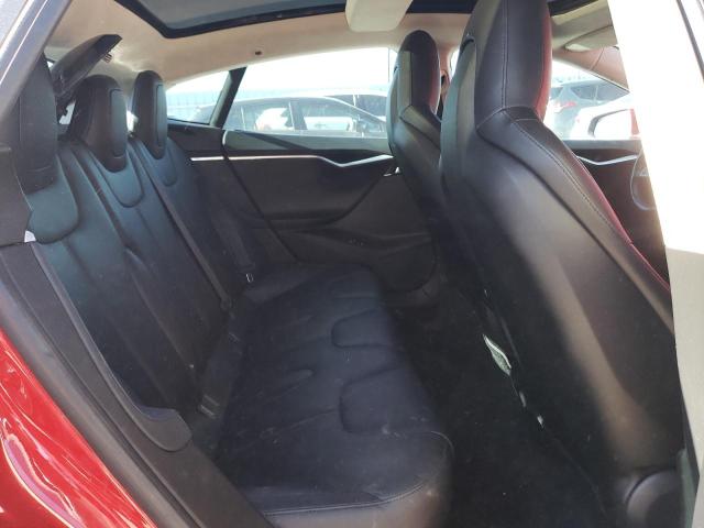 5YJSA1E29FF114496 - 2015 TESLA MODEL S Qırmızı foto 10