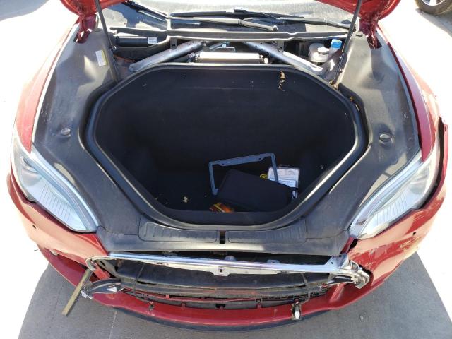 5YJSA1E29FF114496 - 2015 TESLA MODEL S Qırmızı foto 11