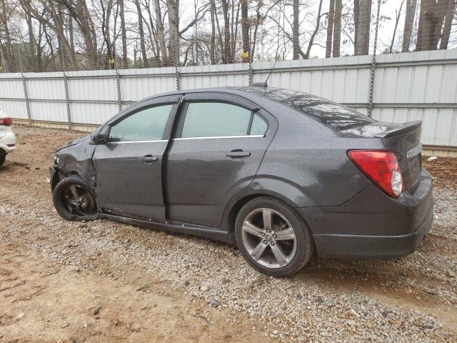 1G1JG5SB2G4104349 - 2016 CHEVROLET SONIC RS GRAY photo 2