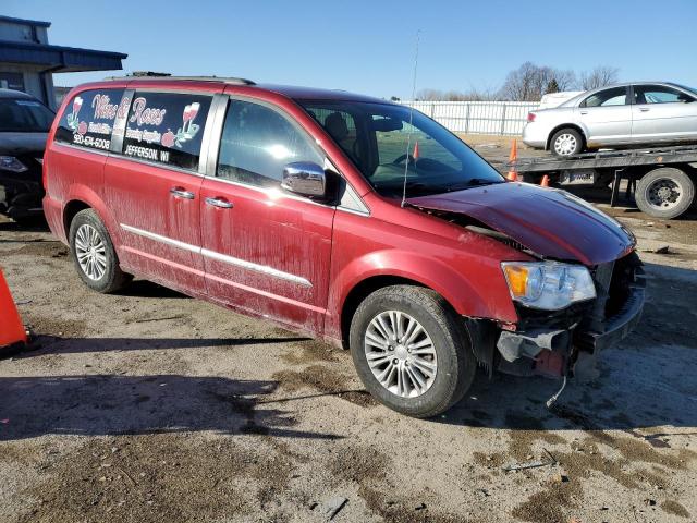 2C4RC1CG9GR177465 - 2016 CHRYSLER TOWN & COU TOURING L RED photo 4